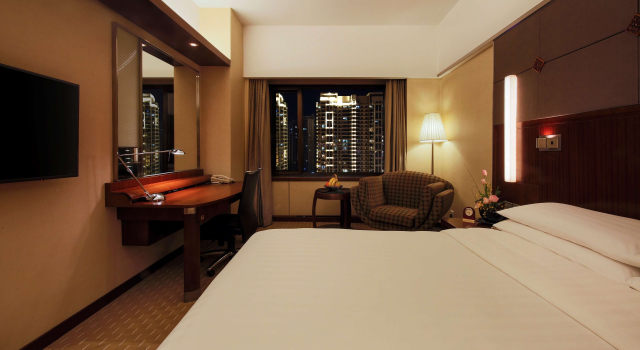 Двухместный номер Horizon Club с видом на город Shangri-La Harbin