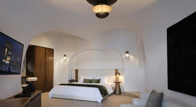Люкс с крытым джакузи Deluxe Andronis Luxury Suites - Preferred Hotels & Resorts