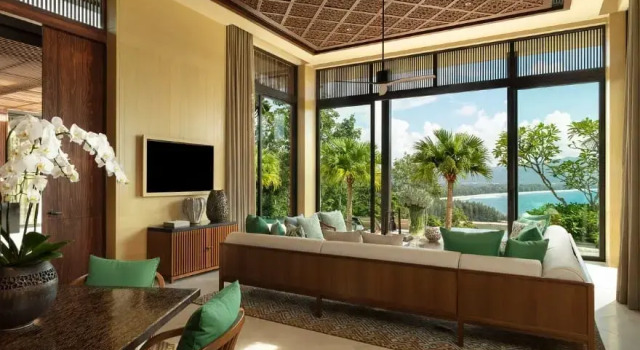 Резиденция с 2 комнатами с видом на море Anantara Layan Phuket Resort