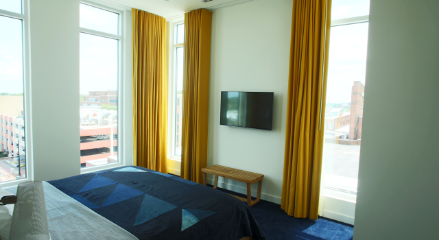 Двухместный люкс Penthouse The Durham Hotel