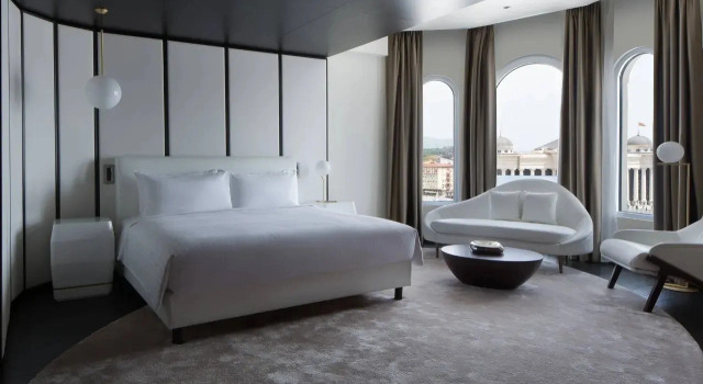 Двухместный люкс Presidential c 1 комнатой Skopje Marriott Hotel