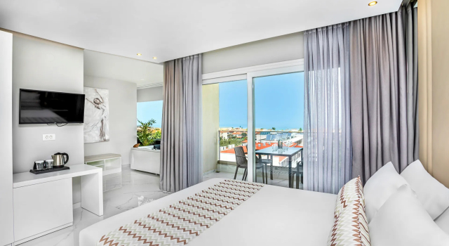 Двухместный люкс с видом на море Anna Hotel