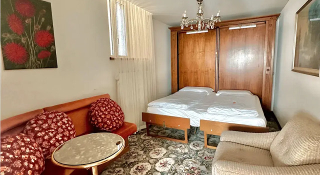 Люкс с балконом и с видом на озеро Hotel Colibrì