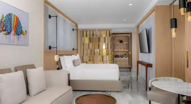Двухместный номер Guest Deluxe oceanfront Waldorf Astoria Riviera Maya