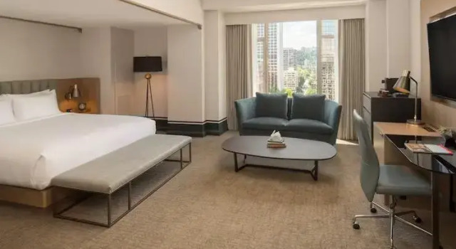 Двухместный люкс c 1 комнатой The Duniway Portland, A Hilton Hotel