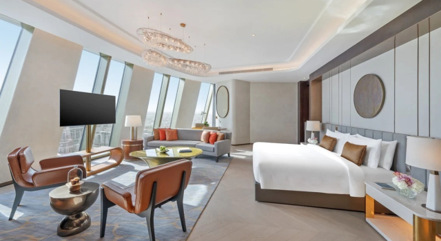Двухместный полулюкс с видом на море Отель Mandarin Oriental Downtown