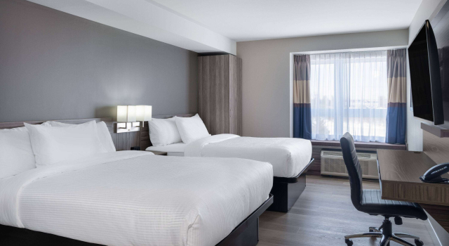 Четырёхместный люкс Studio Microtel Inn & Suites by Wyndham Kanata Ottawa West