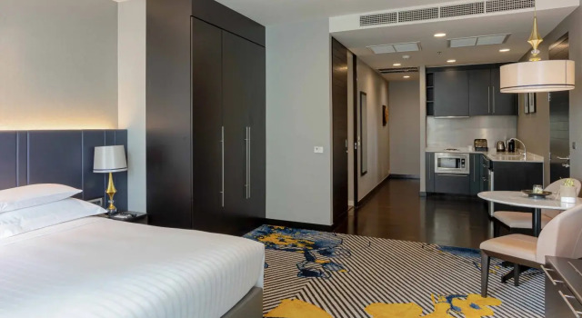 Двухместный номер Grand Deluxe с видом на город Отель Chatrium Riverside в Бангкоке