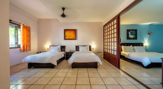 Четырёхместный семейный люкс с видом на сад Grace Boutique Resort