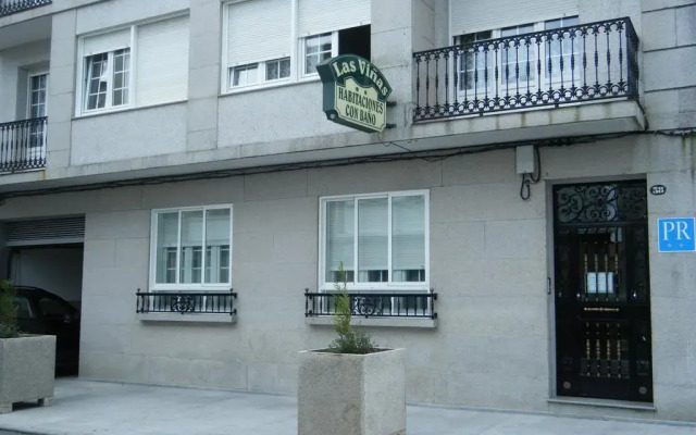 Отель Hostal As Viñas вид на фасад