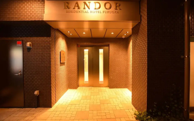 Randor Residential Hotel Fukuoka Фукуока вид на фасад