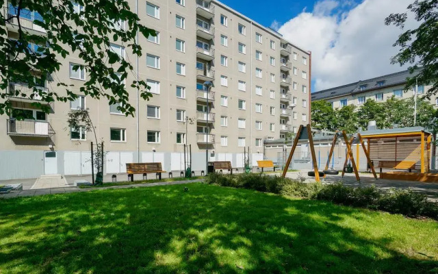 Апартаменты Forenom Serviced Apartments Helsinki Lapinlahdenkatu вид на фасад