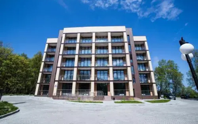 Гостиница Sunny Svetlogorsk 19 в Светлогорске отзывы, цены и фото номеров - забронировать гостиницу Sunny Svetlogorsk 19 онлайн Светлогорск вид на фасад