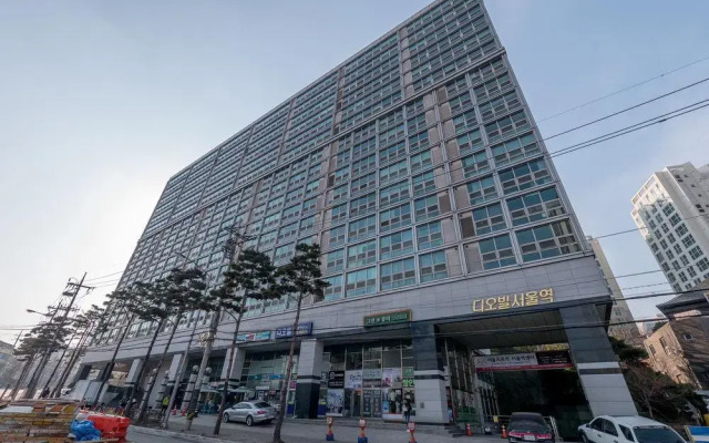 Отель Family Oville Suite Seoul Station вид на фасад