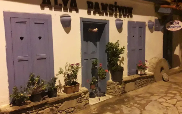 Отель Alya Pansiyon Сельчук вид на фасад