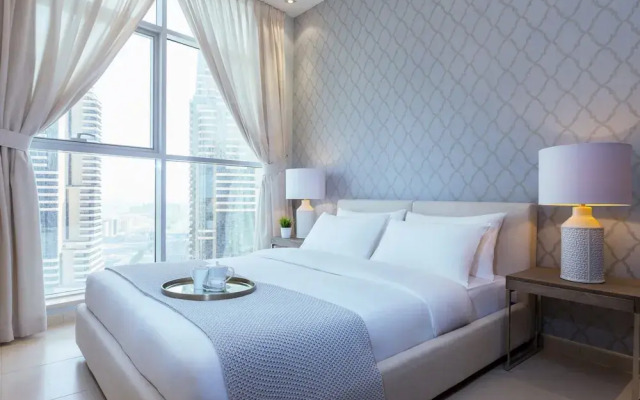 Отель Nasma Luxury Stays - Skyview Tower комната для гостей