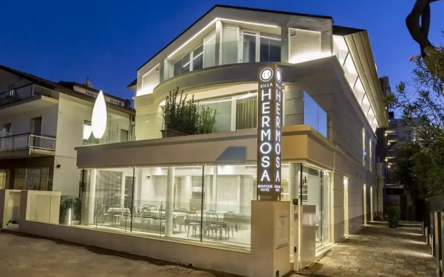 Отель Villa Hermosa Италия, Риччоне - отзывы, цены и фото номеров - забронировать отель Villa Hermosa онлайн вид на фасад