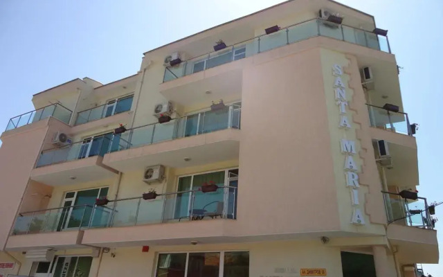 Отель Family Hotel Santa Maria Болгария, Бургас - отзывы, цены и фото номеров - забронировать отель Family Hotel Santa Maria онлайн вид на фасад