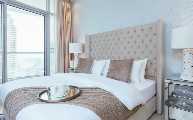 Отель Nasma Luxury Stays - Frond D Palm Jumeirah комната для гостей