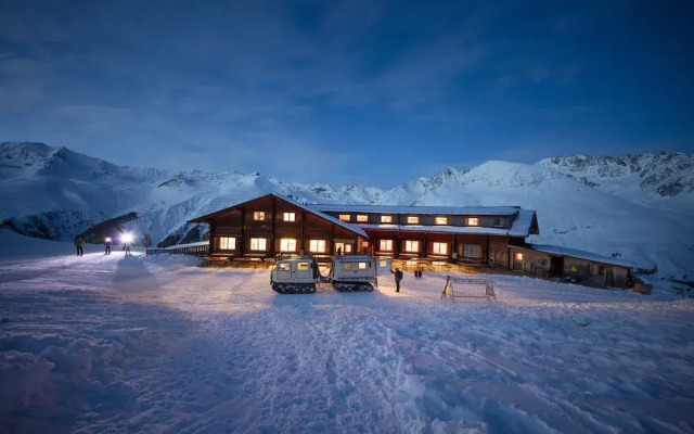 Отель Berghütte Ski Maseben Горнолыжный курорт Ортлер вид на фасад