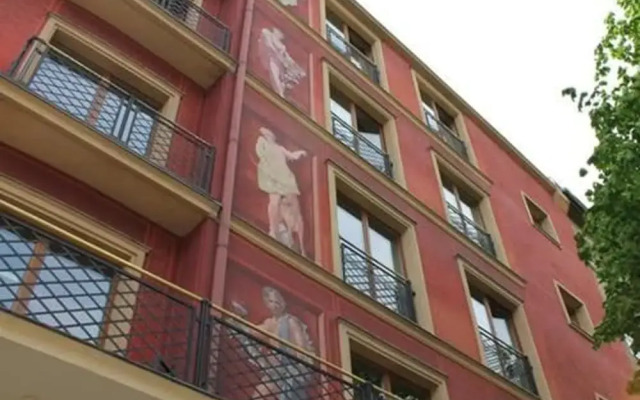 Отель Albergo City Берлин вид на фасад