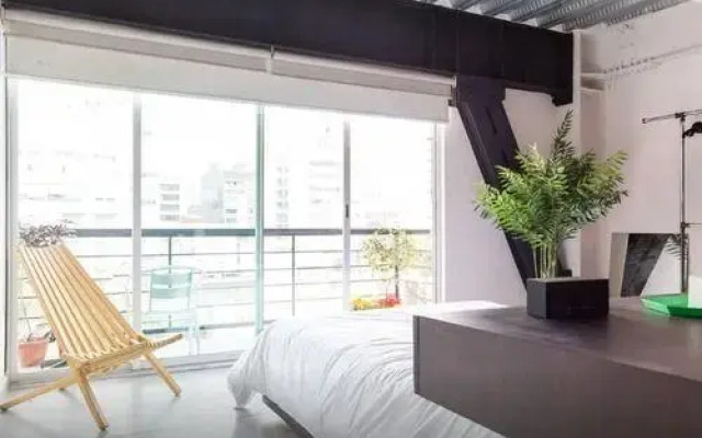Отель Trendy Suite With Terrace in Polanco Мехико комната для гостей