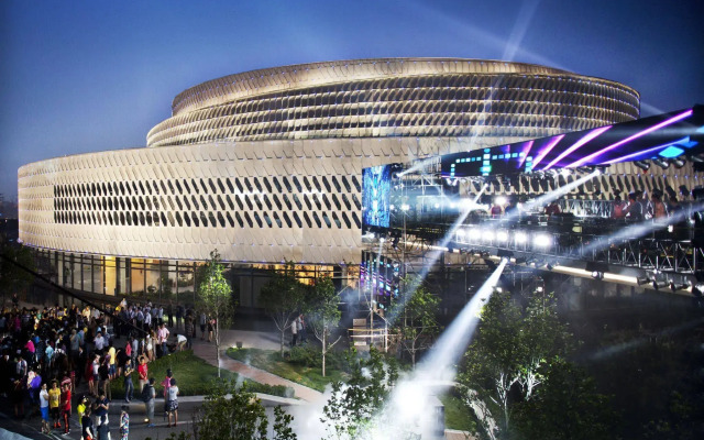 Beijing Riverside Hotel вид на фасад