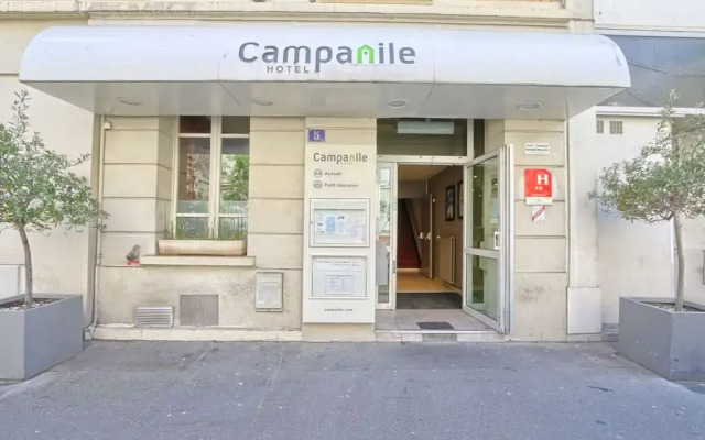 Отель Campanile Paris Ouest - Boulogne Булонь-Бийанкур вид на фасад