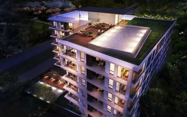 Отель Oceanstone 604 вид на фасад