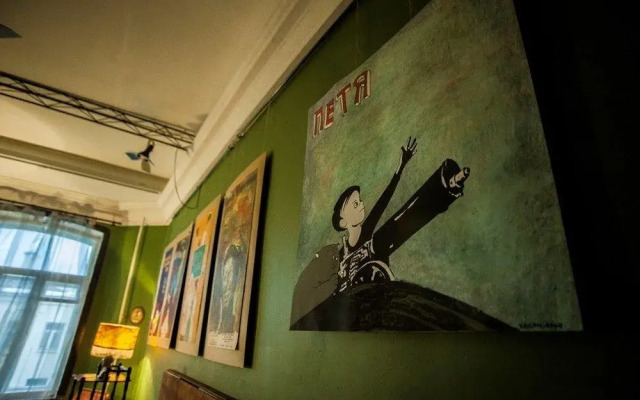 Гостиница Kinohostel Petya i Volk вид на фасад