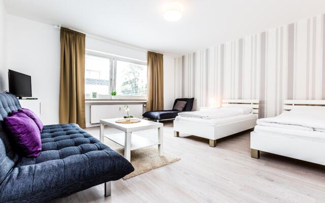 Апартаменты City Fair Apartments Кёльн комната для гостей