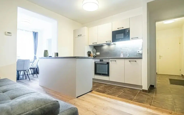 Comfy 1BR 1LR Apt Donaustadt Zones