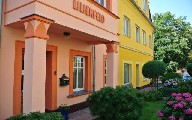 Отель Penzion Valkoun-Lilienfeld Чехия, Карловы Вары - отзывы, цены и фото номеров - забронировать отель Penzion Valkoun-Lilienfeld онлайн вид на фасад