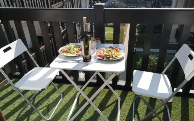 Apt with Balcony at 350 M From the Beach