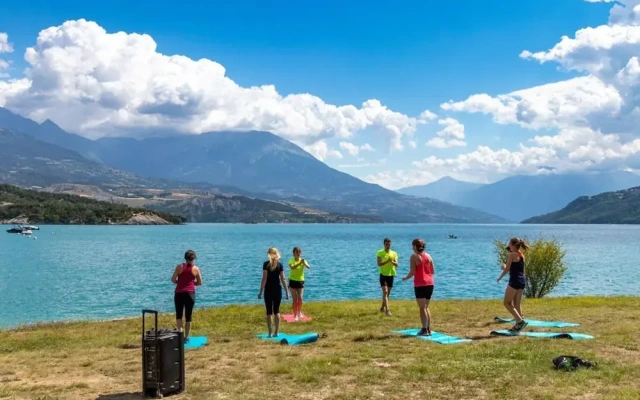 Apartment on Lake Serre-poncon With Pool