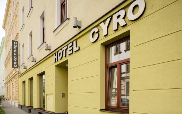 Отель CYRO Брно вид на фасад