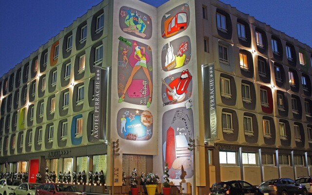 Отель Hôtel Axotel Lyon Perrache вид на фасад