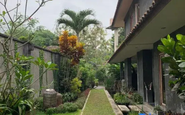 Tranquil place near Merapi Mountain