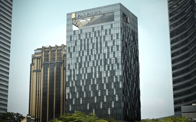 Отель Pan Pacific Serviced Suites Beach Road, Singapore вид на фасад