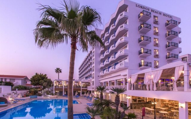 Отель Lordos Beach Кипр, Ларнака - 6 отзывов об отеле, цены и фото номеров - забронировать отель Lordos Beach онлайн вид на фасад