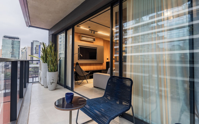 StayHome Duplex Luxuoso 105m2 Faria Lima