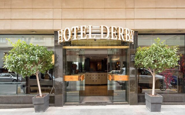 Hotel Derby Barcelona Барселона вид на фасад