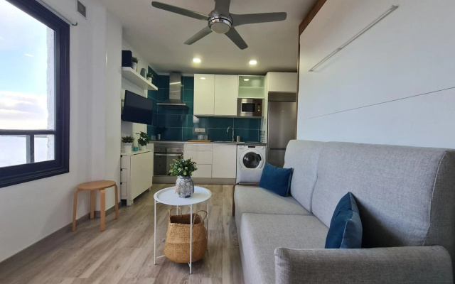 Acogedor estudio en Candelaria en primera línea de mar