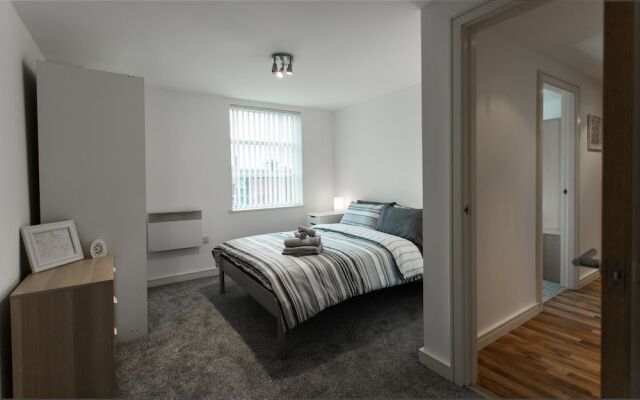 Апартаменты Lovely Family Apartment in Central Manchester комната для гостей