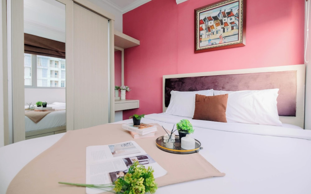 Compact White Tone 2Br At Pakubuwono Terrace Apartment