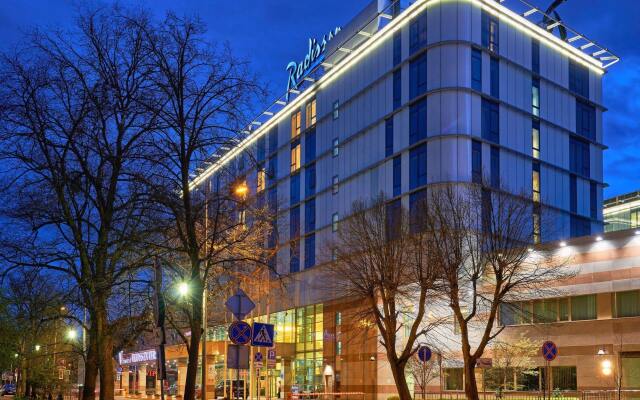 Гостиница Radisson Калининград вид на фасад