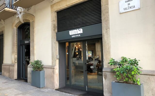 Отель Uma Suites Barceloneta Beach Барселона вид на фасад