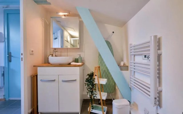 Le Cyan, studio 4min à pied centre ville, local vélo