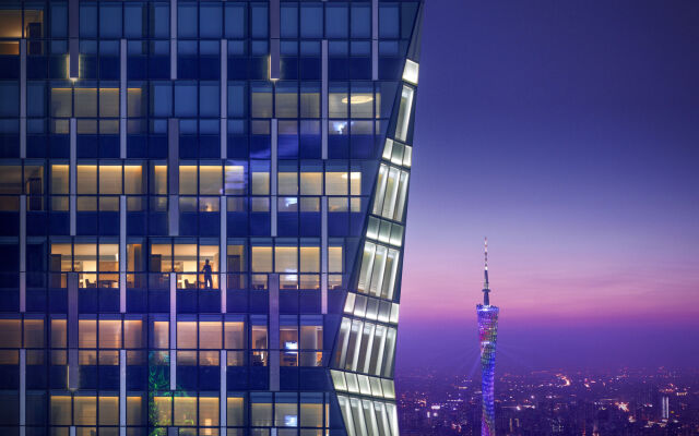 Отель Park Hyatt Guangzhou вид на фасад