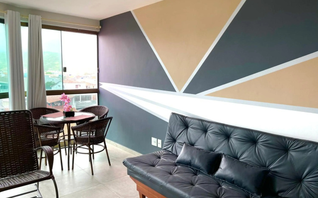 APARTAMENTO BEIRA MAR PRAIA GRANDE ATÉ 7 pessoas
